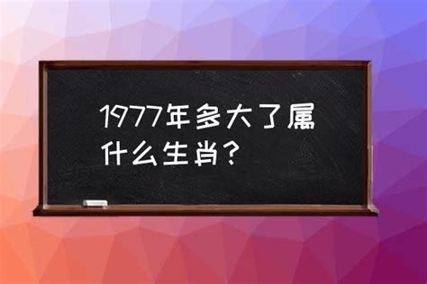 77年生肖|1977年属什么生肖，77年出生是什么命